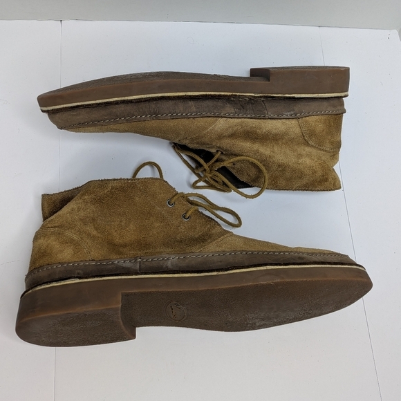 Clarks Bushacre Rand Suede Desert Chukka Boots 11 Men - Picture 2 of 7